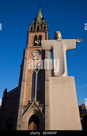 Kathedrale-Kirche der Jungfrau Maria der Unbefleckten Empfängnis in Myeongdong oder Myeongdong Kathedrale in Seoul Südkorea Stockfoto