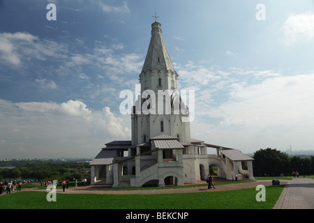 Kirche der Himmelfahrt des Herrn in Kolomenskoe Park, Moskau, Russland Stockfoto