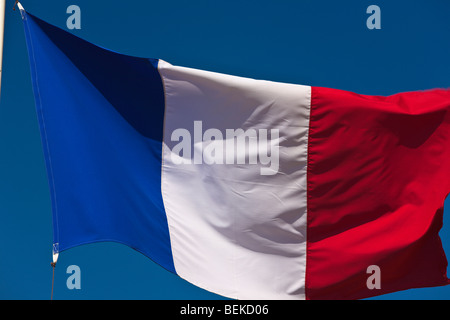 Französische Flagge Stockfoto