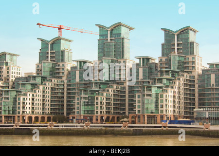 St George Wharf Wohnungen Wohnungen Vauxhall London SW8 Stockfoto