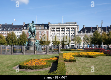 Des Königs neue Square (Kongens Nytorv) Kopenhagen, Scandinavia Stockfoto