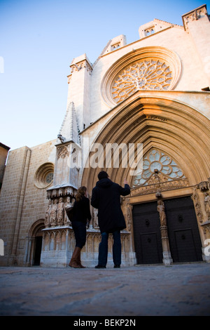 Costa Dorada Calcot Zwiebel Spanien Calcotada Spanisch Stockfoto