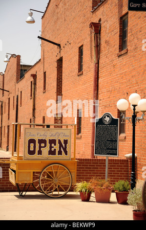 Texas Cowboy Hall of Fame bei Stockyards, Fort Worth (Texas) Stockfoto