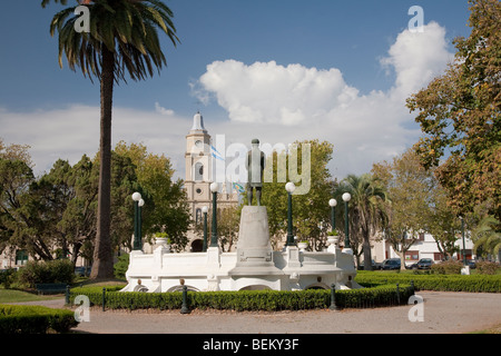 San Antonio de Areco Hauptplatz, Plaza Ruiz de Arellano, San Antonio de Areco, Provinz Buenos Aires, Argentinien Stockfoto