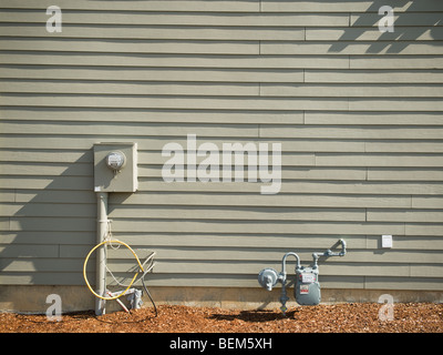 Stromzähler Stockfoto