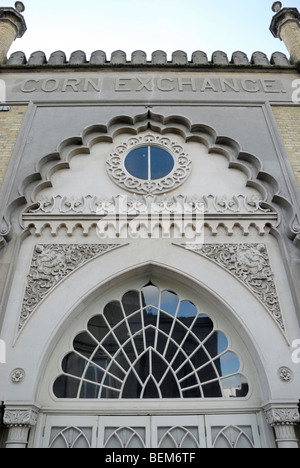 Außenseite des ehemaligen Getreidebörse, heute Teil von Brighton Dome Kunst Veranstaltungsort in Brighton, East Sussex, England, UK Stockfoto