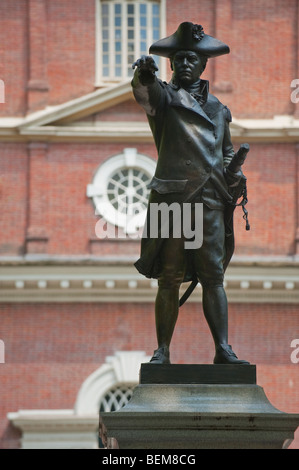 Statue von Commodore Barry Stockfoto