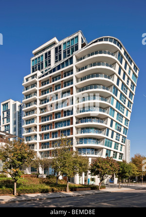 Die Visage Apartments und Penthouse in Swiss Cottage, London, UK. Stockfoto