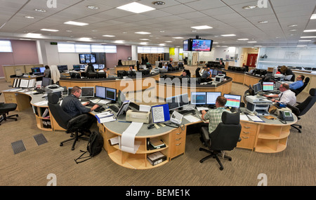 Network Rail Control Center Stockfoto