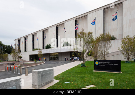 Die Smithsonian Institution National Museum of American History, Verfassung Ave Eingang, Washington DC, USA Stockfoto