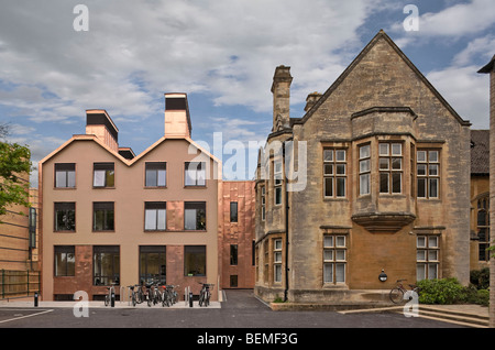 Neuer Anhang zur Queen Elizabeth House in Oxford Stockfoto