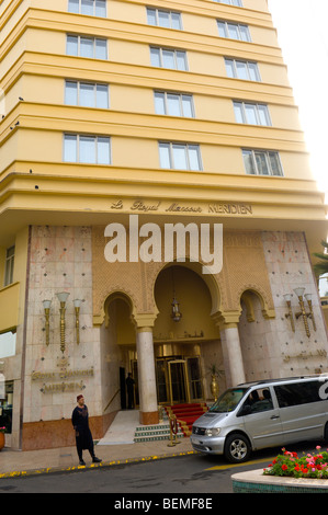 Royal Mansour Meridean Hoteleingang, Casablanca, Marokko, Afrika Stockfoto
