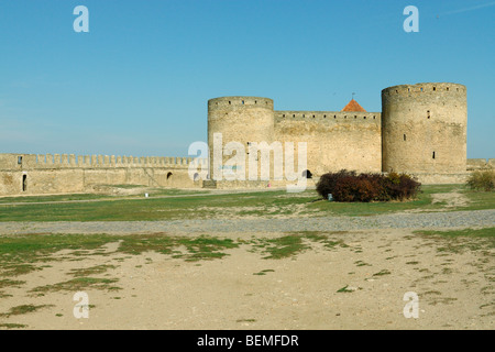 Akkerman (Ackerman oder Ak Kerman) Schloss - Burg Ruine in Odessa, Ukraine-Oktober 2009 Stockfoto