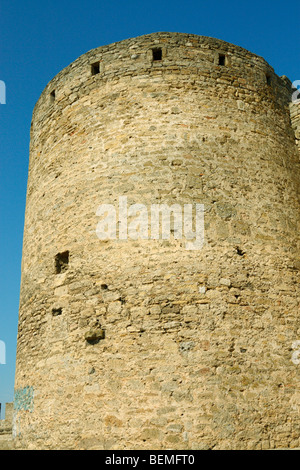 Akkerman (Ackerman oder Ak Kerman) Schloss - Burg Ruine in Odessa, Ukraine-Oktober 2009 Stockfoto