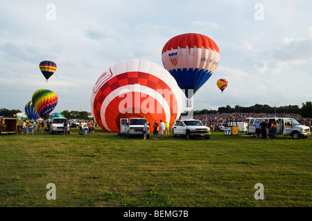 Ein Heißluft-Ballon-Festival in Plano, Texas USA. Stockfoto