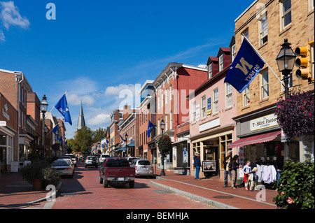 Main Street, Annapolis, Maryland, USA Stockfoto