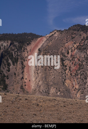 Devil es Slide in der Nähe von Yellowstone-Nationalpark Stockfoto