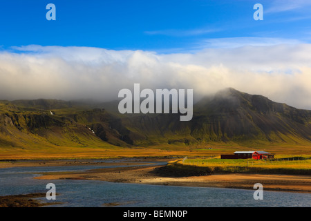 Bauernhof auf Snaefellsnes Halbinsel Stockfoto