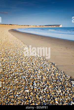 Die Küste bei Seaford, Sussex, England, UK. Stockfoto