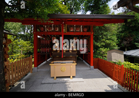 Jishu-Schrein (Okuninushi Gott gewidmet). Kiyomizu-Dera Tempel (vollständiger Name: Otowa-San Kiyomizu-Dera). Kyoto. Kansai. Japan Stockfoto