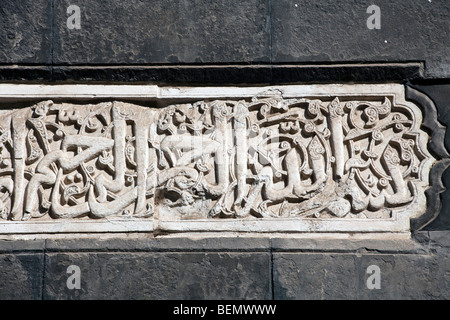Detail der Inschrift, Komplex von Aslam al-Silahdar, Kairo, Ägypten Stockfoto
