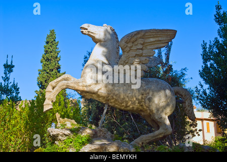 Villa d ' Este, Tivoli, Italien. Das geflügelte Pferd Pegasus