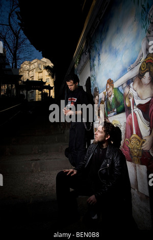 Acrassicauda irakischen Death-Metal-Band Istanbul Türkei Stockfoto