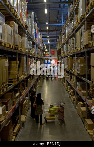 IKEA Self-Service-Sammlung-Isles - Edmonton - London Stockfoto