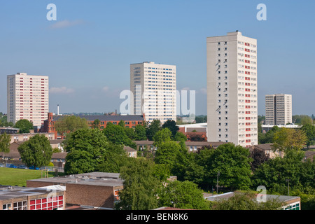 Hochhäuser in Birmingham England Stockfoto