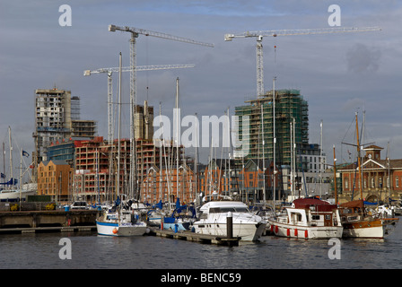 Gebäude im Bau, Ipswich, Suffolk, UK. Stockfoto