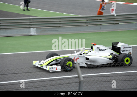 Jenson Button für Brawn GP gewinnt beim Circuit de Catalunya Barcelona Grand Prix 2009 Stockfoto