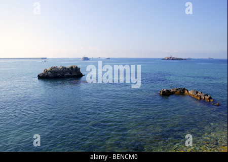 Ibiza Insel Seestücke in Spanien. Mittelmeer Stockfoto