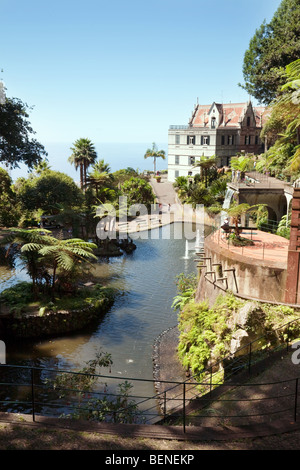 Ansichten im Monte Palace Gärten, Monte, Funchal, Madeira Stockfoto