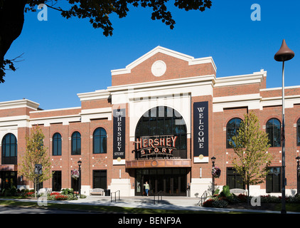 Das Hershey-Story-Museum auf Schokolade Avenue, Hershey, Pennsylvania, USA Stockfoto