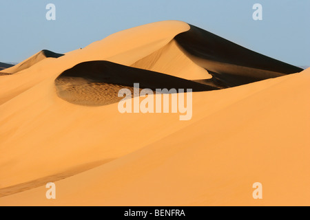 Roten Sanddünen in der libyschen Wüste / libysche Wüste, Ägypten, Nordafrika Stockfoto