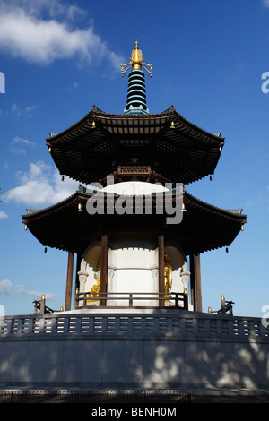 Friedenspagode in Battersea Park London UK Stockfoto