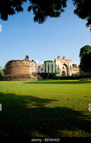 Sher Shah Suri Tor bestätigt einen herrlichen Tor erbaut von Großmogul Sher Shah Suri, die Elemente der Indo-islamischen Stockfoto