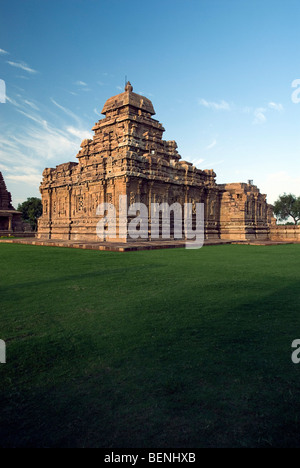 Sangameshwara-Tempel ist der älteste Tempel in der Gruppe der Pattadakkal Tempel von König Vijayaditya Satyashraya herum gebaut Stockfoto