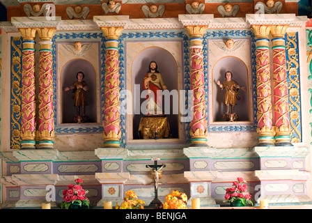 Saint Thomas Kottakavu Kirche nördlich Paravur dritte Christian Church in Indien gegründet durch Apostel St. Thomas in der 1. Stockfoto