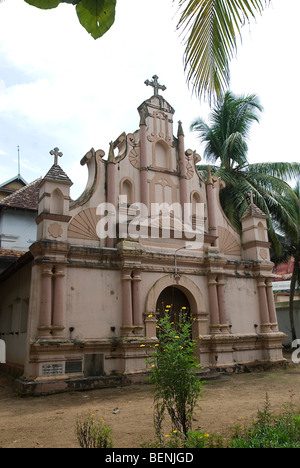 Saint Thomas Kottakavu Kirche nördlich Paravur dritte Christian Church in Indien gegründet durch Apostel St. Thomas in der 1. Stockfoto