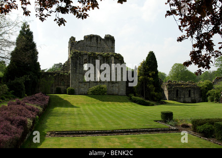Östlich von Buildwas Abbey, 1135 gebaut von Roger de Clinton, der damalige Bischof von Coventry. Stockfoto