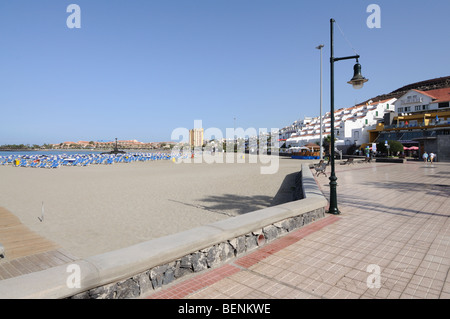 Promenade im Resort Los Cristianos, Kanarische Inseln-Teneriffa, Spanien Stockfoto