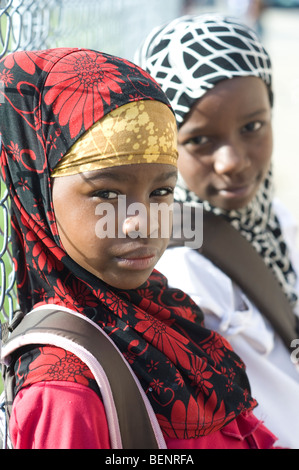 Grundschule Musselin Mädchen, Manchester NH. Bilder sind nicht Modell / Eigenschaft freigegeben. Stockfoto