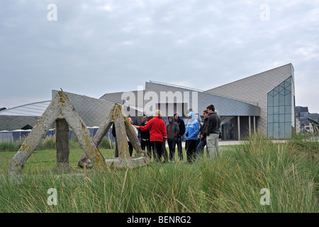 Der zweite Welt Krieg zwei Juno Beach Centre in Courseulles-Sur-Mer, Normandie, Frankreich Stockfoto