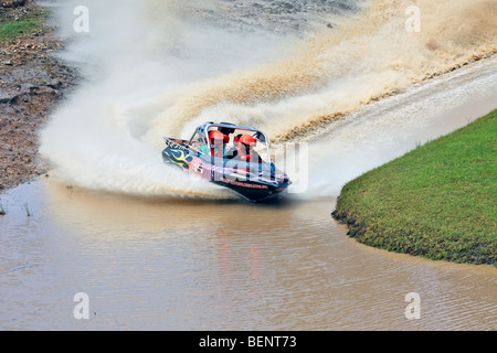 Australische Jet-Sprint-Boot Meisterschaft zeitlich Sprint läuft auf geschlossenen Kurs Cabarita September 2009 Stockfoto