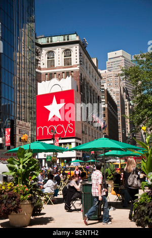 Herald Square in New York City Stockfoto