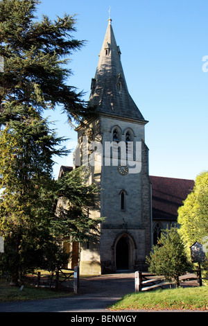Blick auf die Colemans Luke Kirche Stockfoto