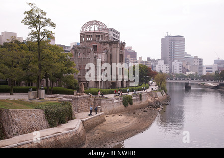 JAPAN atomische Kuppel, wo die Atombombe explodierte, Hiroshima. Foto: Sean Spraqgue 2008 Stockfoto