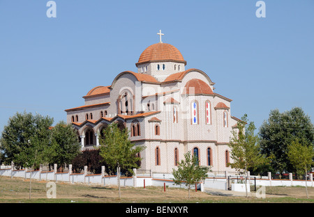 St. Mamas Kapelle Agios Mamas Chalkidiki Nordgriechenland berühmt für einen Trade fair & festival Stockfoto