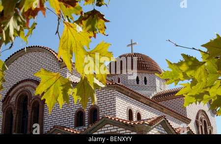 St. Mamas Kapelle Agios Mamas Chalkidiki Nordgriechenland berühmt für einen Trade fair & festival Stockfoto